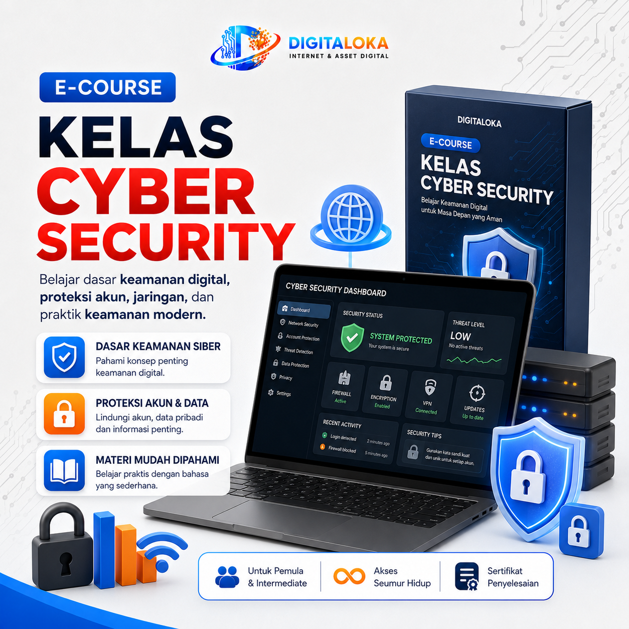 ECOURSE - KELAS CYBER SECURITY
